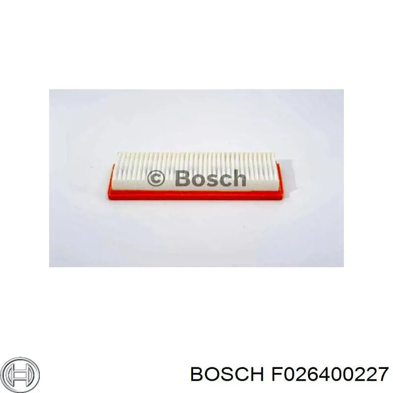 Елемент повітряного фільтра Bosch F026400227 ціна, від 9.17 USD