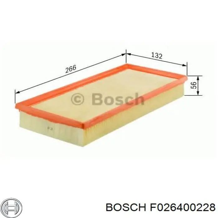 Повітряний фільтр F026400228 Bosch