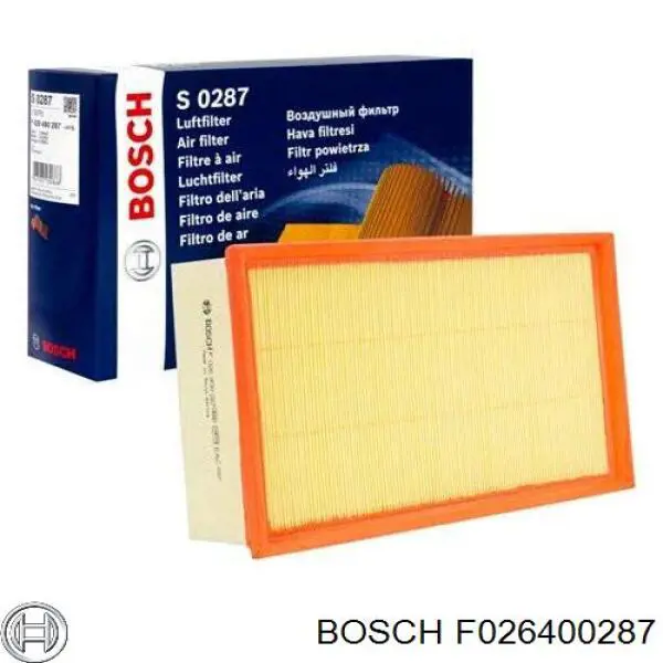 F026400287 Bosch фільтр повітряний