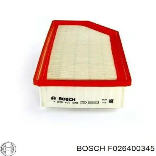 Фільтр повітряний Bosch F026400345