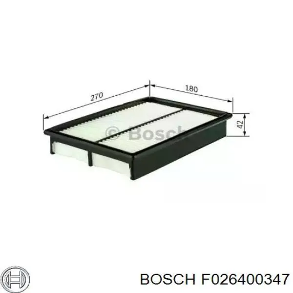 Фільтр повітряний Bosch F026400347