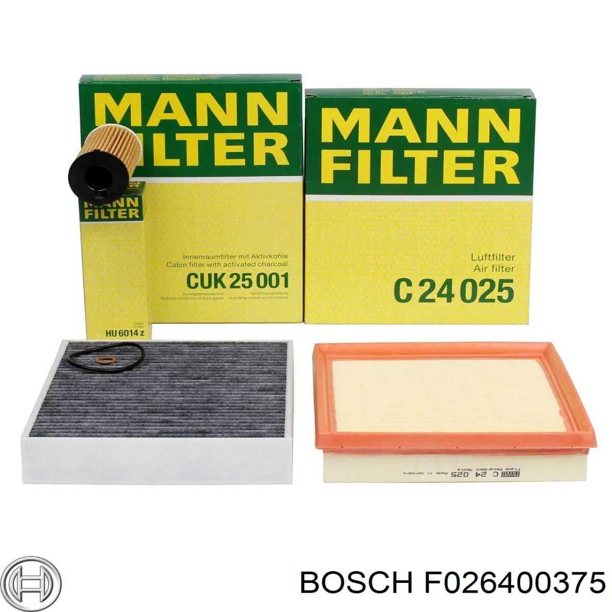 Фільтр повітряний Bosch F026400375