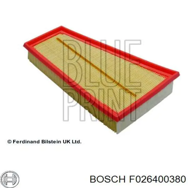 F026400380 Bosch Повітряний фільтр двигуна