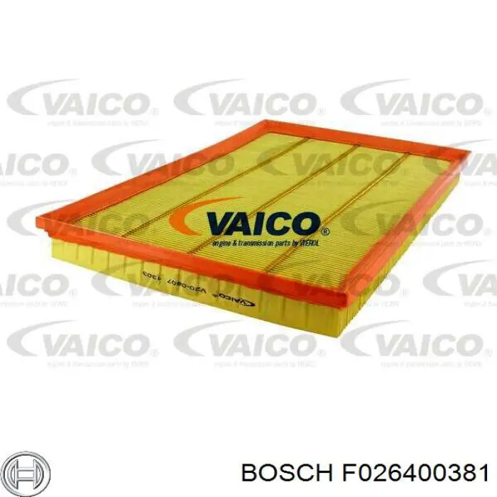 Елемент повітряного фільтра Bosch F026400381 ціна, від 8.97 USD