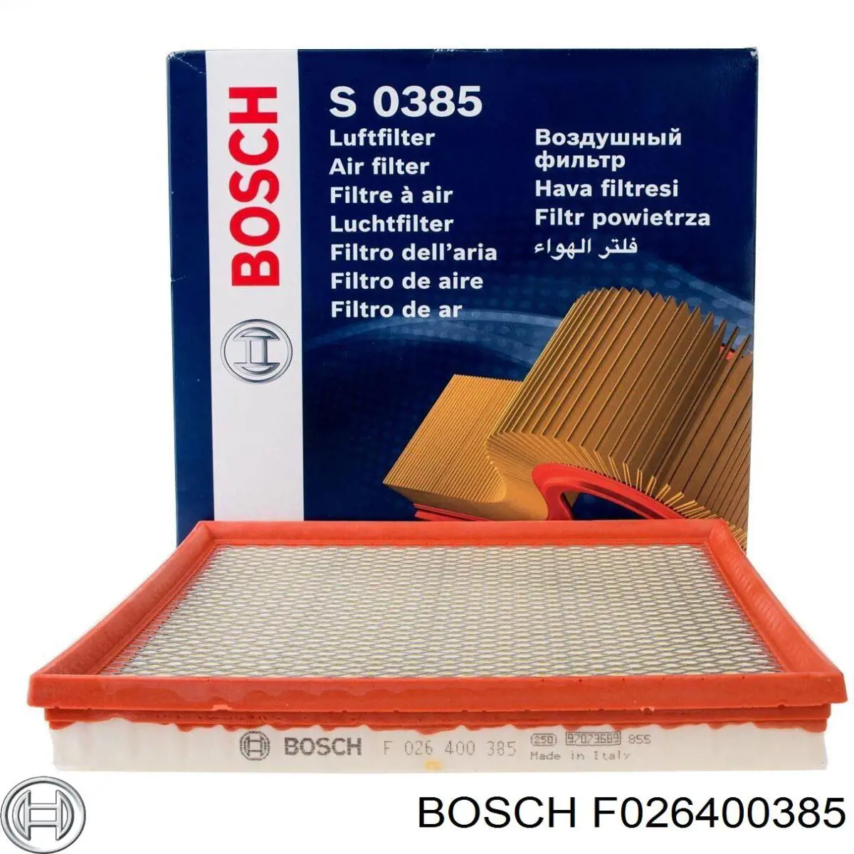 F026400385 Bosch фільтр повітряний