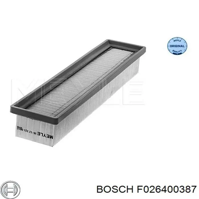 Елемент повітряного фільтра Bosch F026400387 ціна, від 8.76 USD
