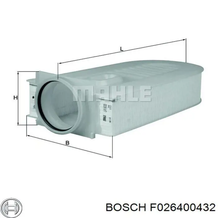 Повітряний фільтр F026400432 Bosch