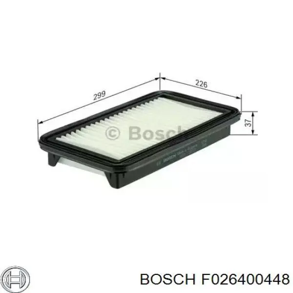 Фільтр повітряний Bosch F026400448