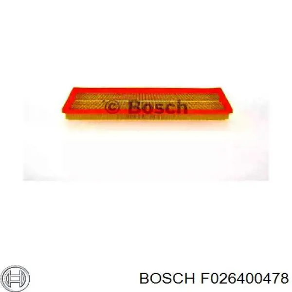 Елемент повітряного фільтра Bosch F026400478 ціна, від 13.01 USD
