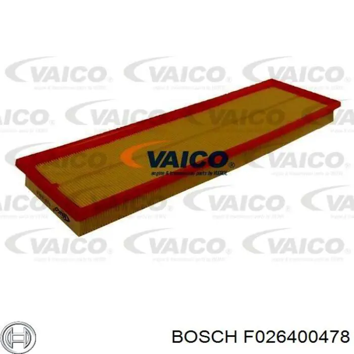 Фільтр повітряний Bosch F026400478