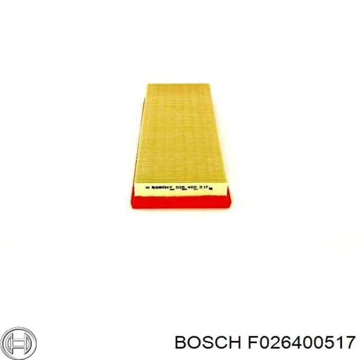 Елемент повітряного фільтра Bosch F026400517 ціна, від 13.60 USD