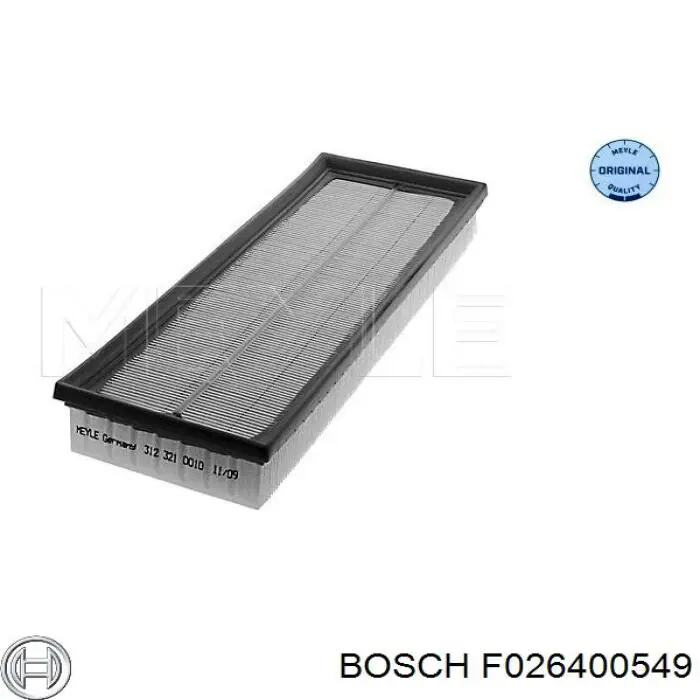Повітряний фільтр F026400549 Bosch