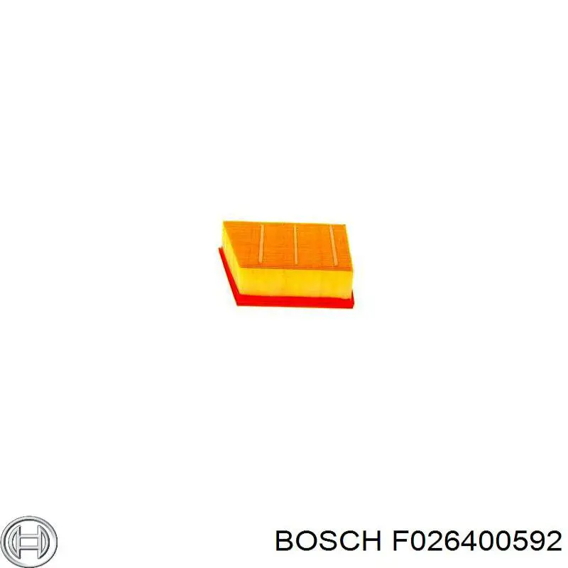 F026400592 Bosch фільтр повітряний