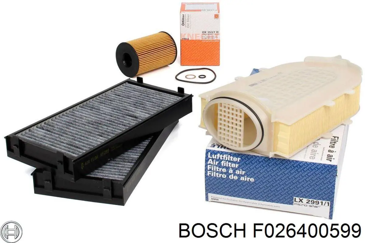 Фільтр повітряний Bosch F026400599