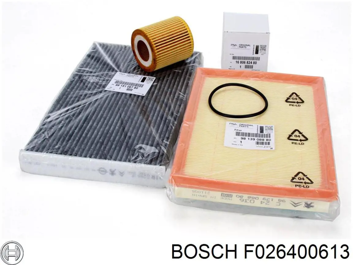 Фільтр повітряний Bosch F026400613