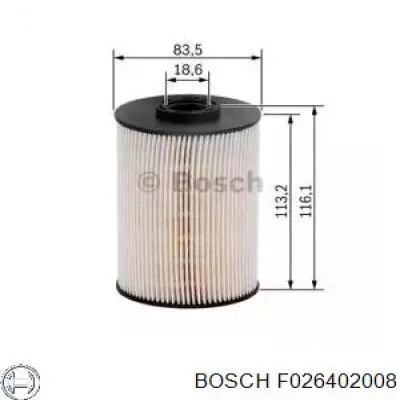 Фільтр паливний F026402008 Bosch