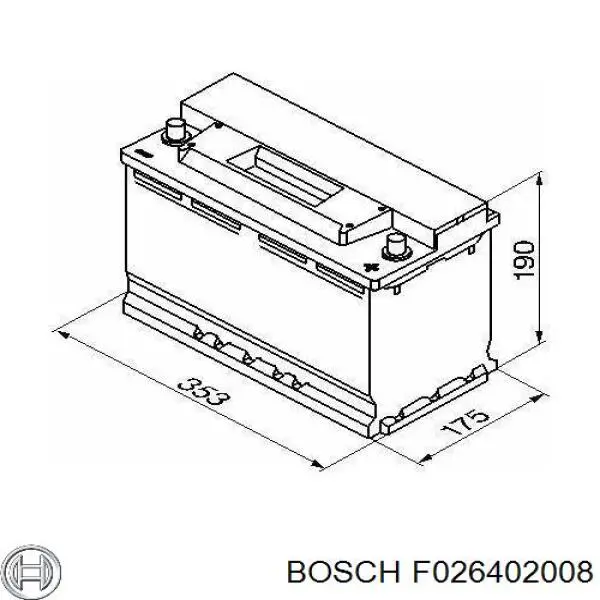 Фільтр тонкого очищення палива Bosch F026402008 ціна, від 10.46 USD