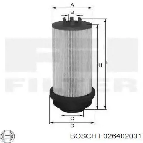F026402031 Bosch Фільтр палива