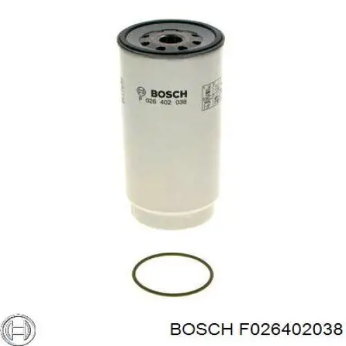 Паливний фільтр F026402038 Bosch