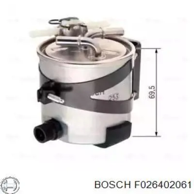 F026402061 Bosch фільтр паливний