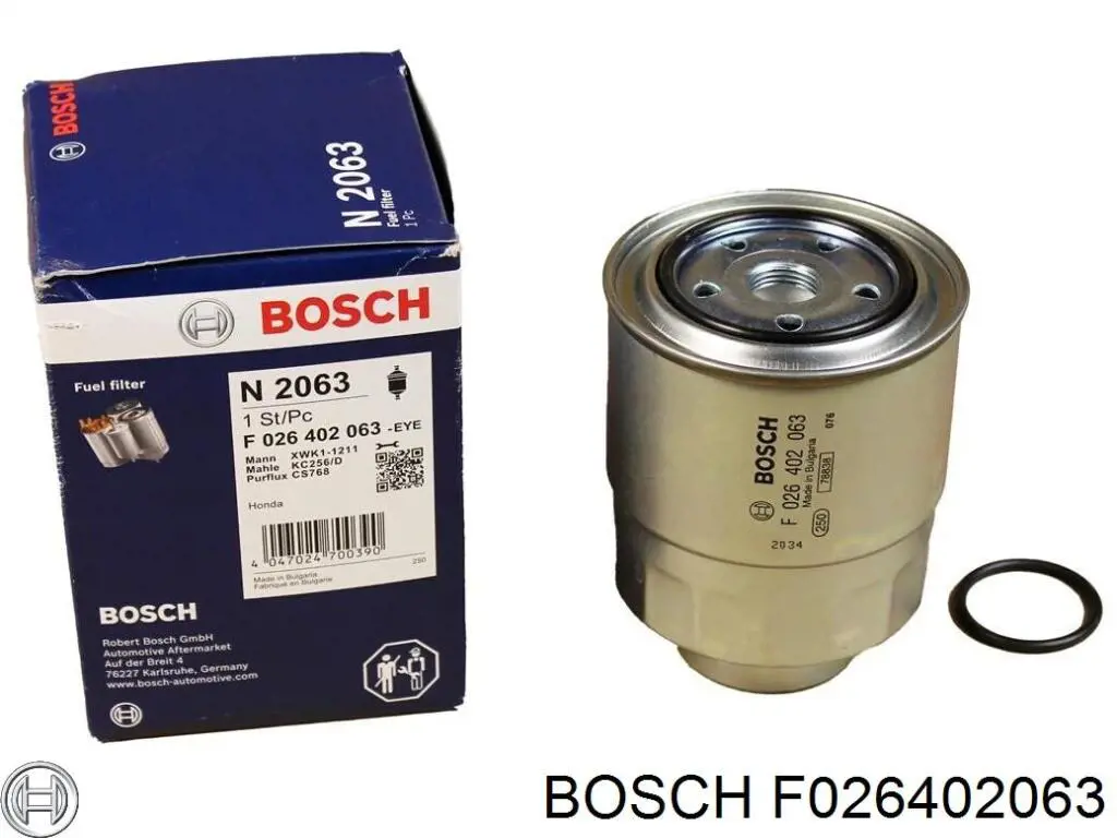 F026402063 Bosch Фільтр палива