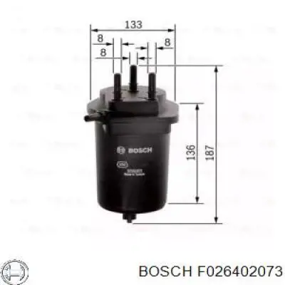 F026402073 Bosch фільтр паливний