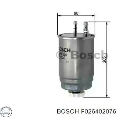 F026402076 Bosch Фільтр палива
