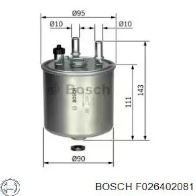 Фільтр тонкого очищення палива Bosch F026402081 ціна, від 22.21 USD