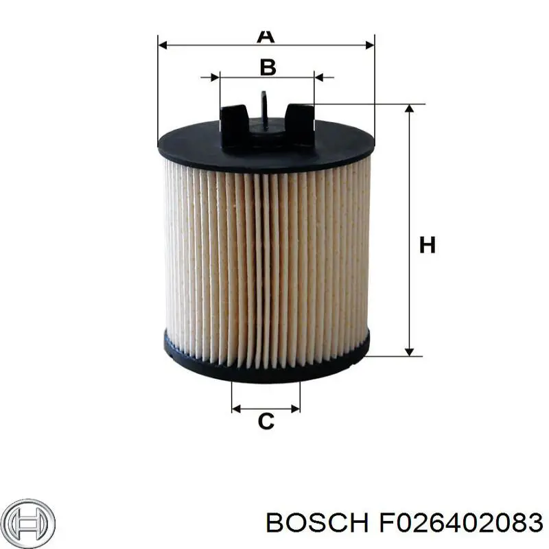 Купити F026402083 Bosch Фільтр-відстійник палива грубої очистки