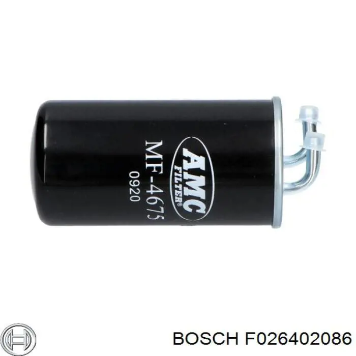 Фільтр тонкого очищення палива Bosch F026402086 ціна, від 22.17 USD