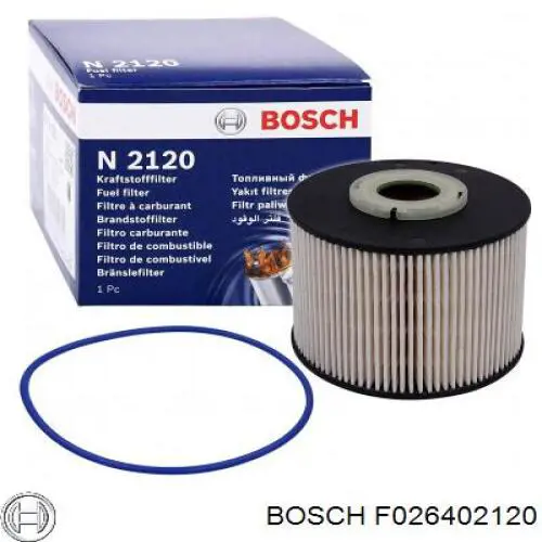 Фільтр паливний Bosch F026402120