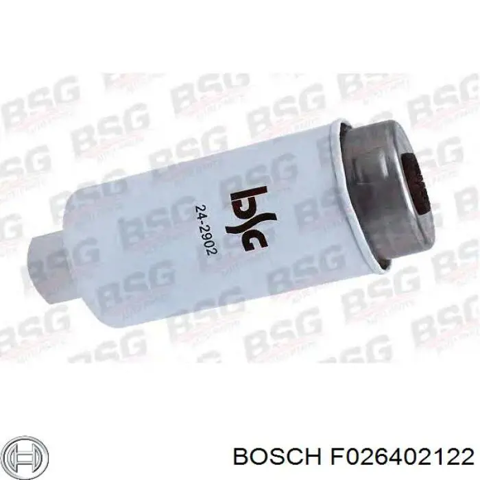 Паливний фільтр F026402122 Bosch