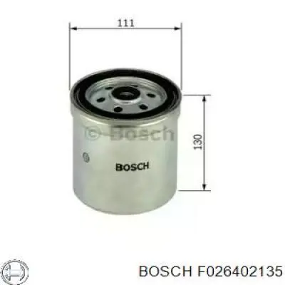 F026402135 Bosch фільтр паливний