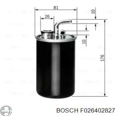 Паливний фільтр F026402827 Bosch