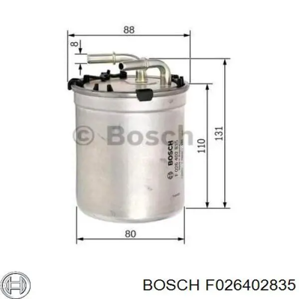 F026402835 Bosch Фільтр палива