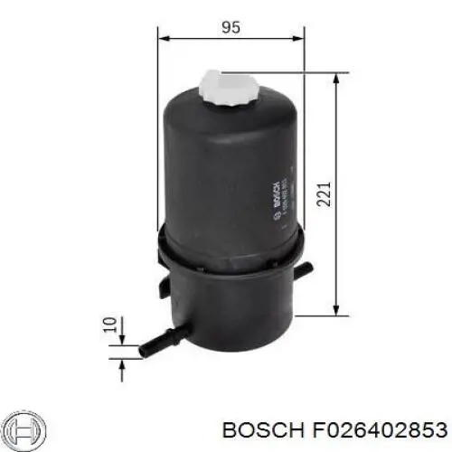 Фільтр паливний F026402853 Bosch