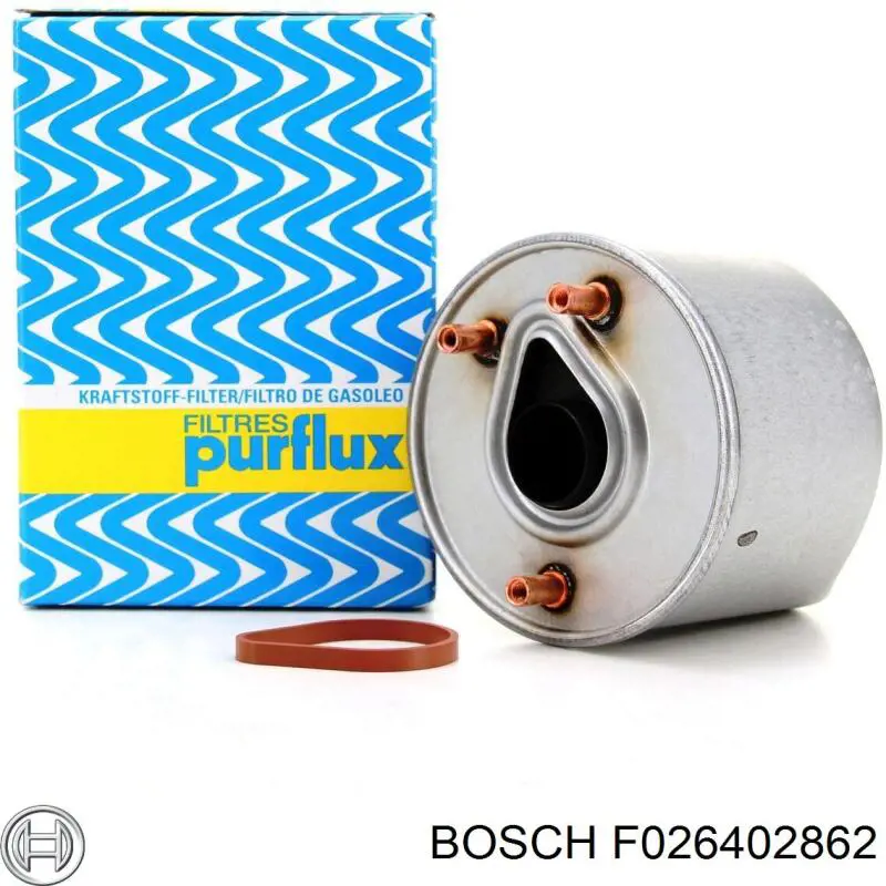Фільтр тонкого очищення палива Bosch F026402862 ціна, від 24.48 USD