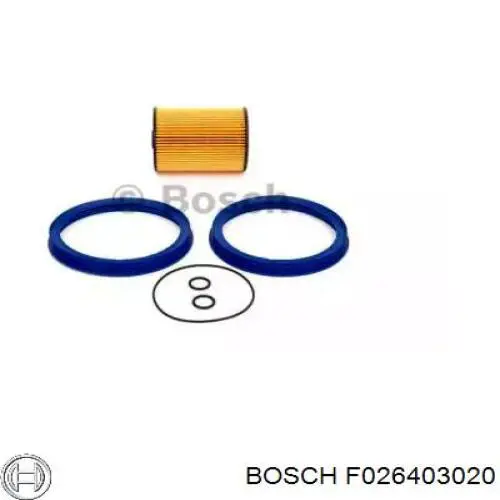 Фільтр тонкого очищення палива Bosch F026403020 ціна, від 22.70 USD