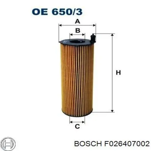 Купити F026407002 Bosch Фільтр очищення масла відцентровий