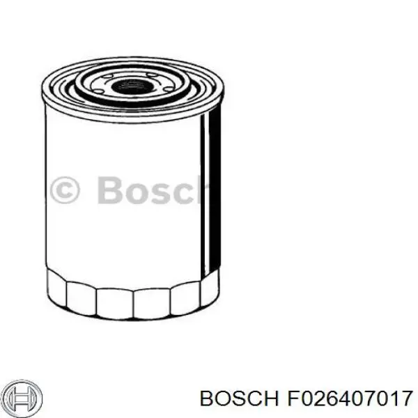 Фільтр масляний Bosch F026407017