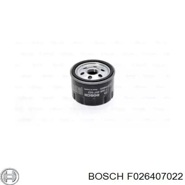 F026407022 Bosch фільтр масляний