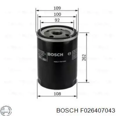 Масляний фільтр F026407043 Bosch