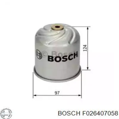 F026407058 Bosch фільтр масляний