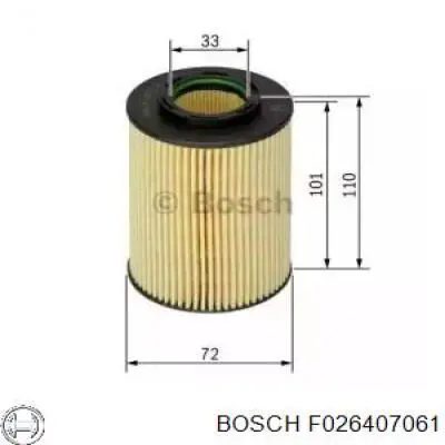 F026407061 Bosch Фільтр масла