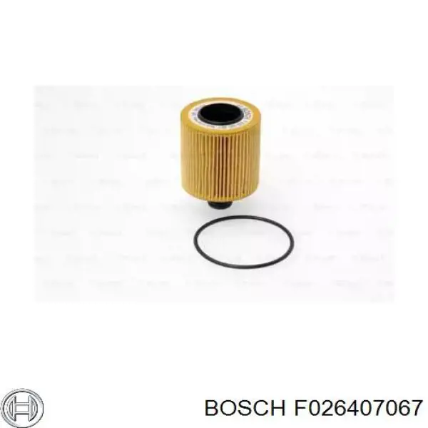 F026407067 Bosch фільтр масляний