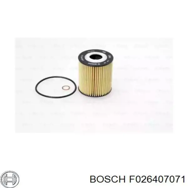 Масляний фільтр двигуна Bosch F026407071 ціна, від 10.53 USD
