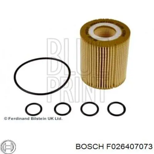 Масляний фільтр двигуна Bosch F026407073 ціна, від 8.95 USD