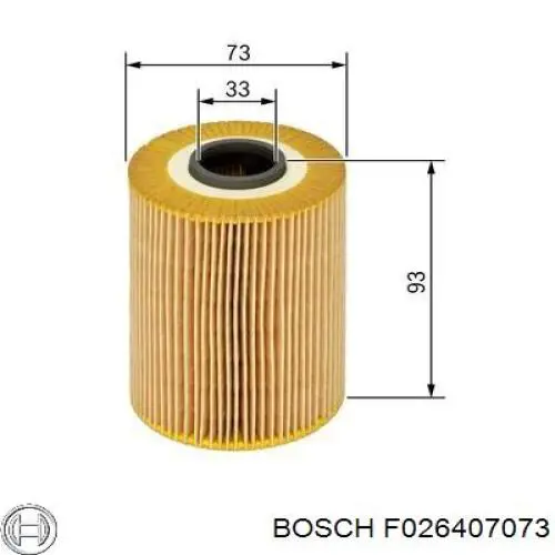 Масляний фільтр F026407073 Bosch