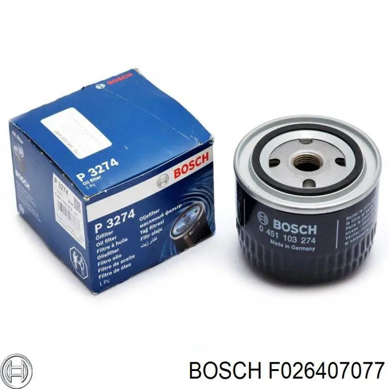 Фільтр масляний Bosch F026407077
