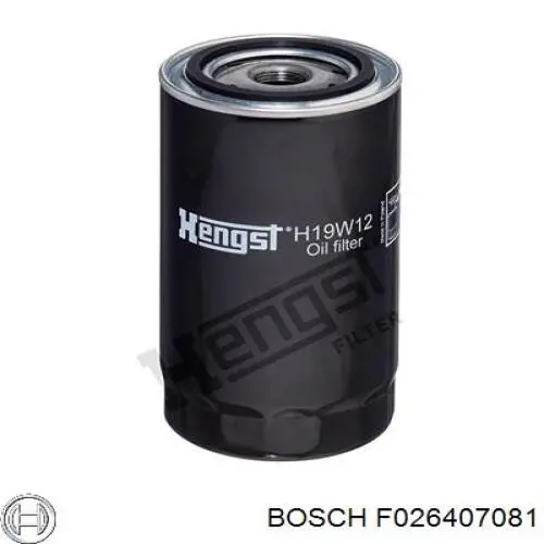 Масляний фільтр двигуна Bosch F026407081 ціна, від 11.86 USD